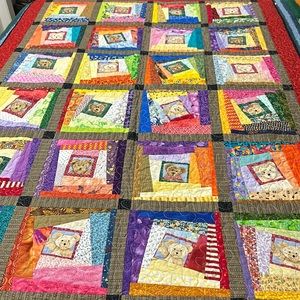 Quilt “Teddy’s Family Album” 54” x 77”